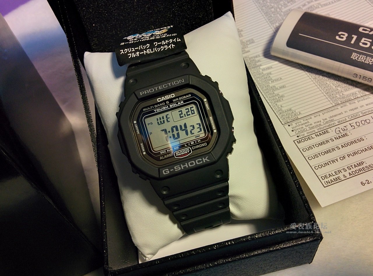 平易近人的传统品牌 69 卡西欧 69 【casio】 g-shock >【gw-5000